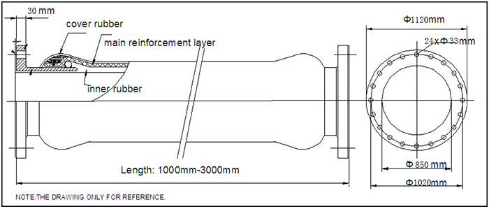 DN850 Dredge Discharge Rubber Hose Drawing.jpg